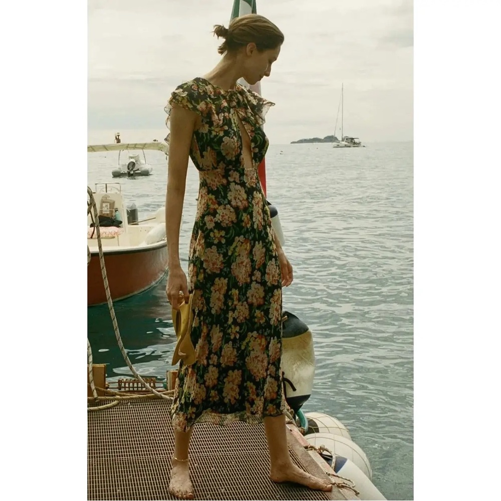 Doen: AMETRINE DRESS -- MEADOW MIRAGE, size xs